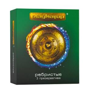 Презервативы Гладиатор ребристые 3шт